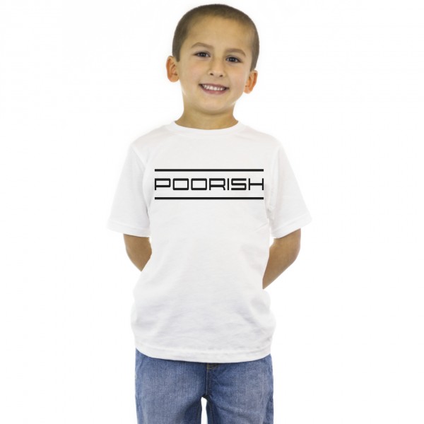 KIDS_POORISH_White_tshirt:Black_ink